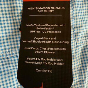 2XL Men's Short Sleeved Shirt, Habit, NWT, fishing, UPF 40+